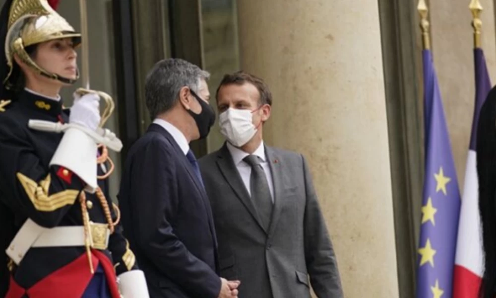 Μπλίνκεν: Διαβεβαίωσε τον Γάλλο πρόεδρο ότι οι ΗΠΑ στηρίζουν τις πρωτοβουλίες της Ευρώπης σχετικά με την ασφάλεια